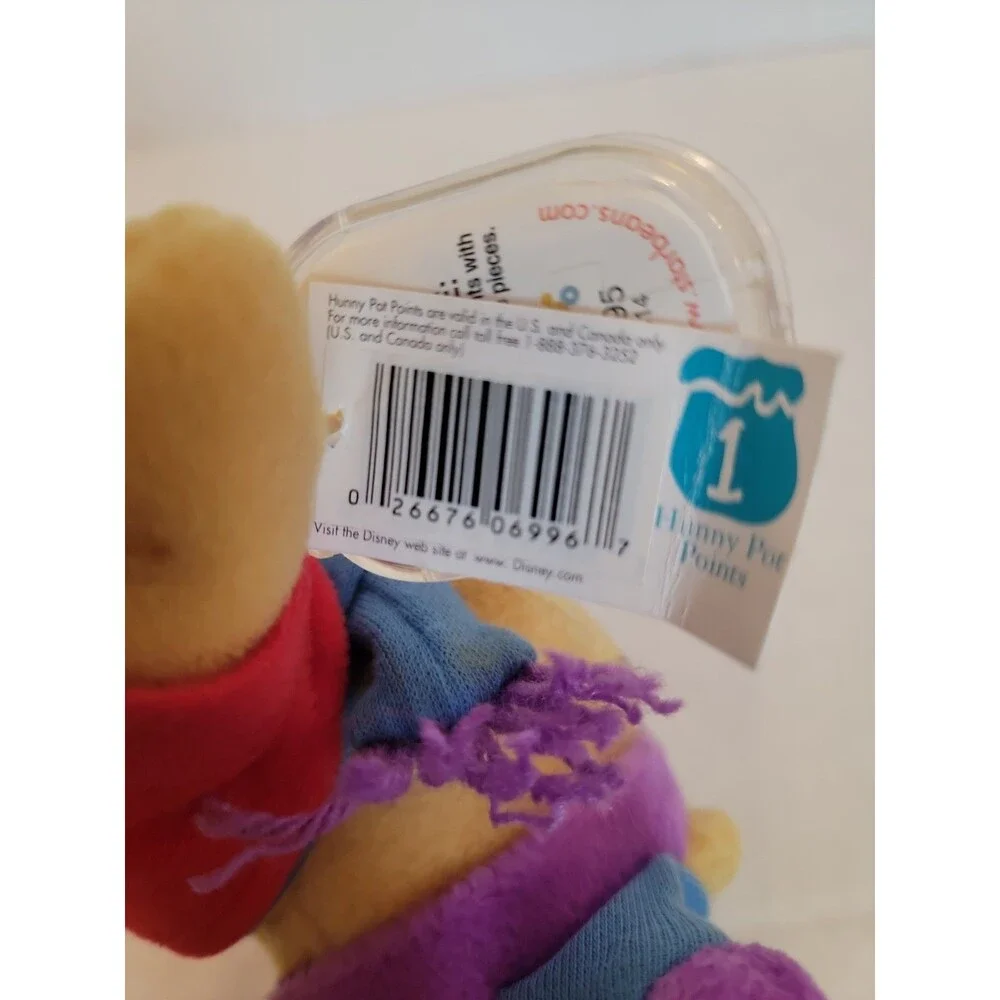 Y2K Disney Star Bean Disney Mattel Winnie the Pooh Beanie Plushie 1999